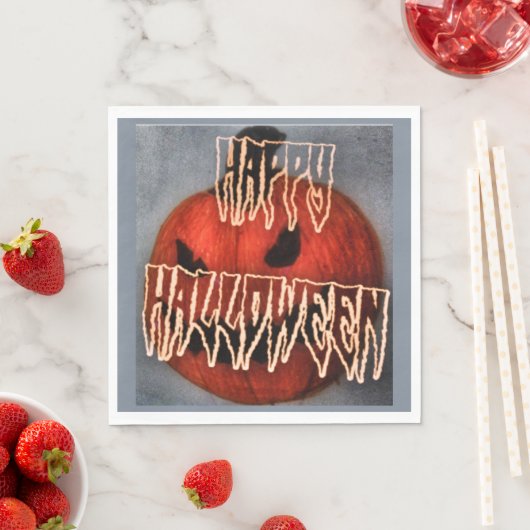 Pumpkin Grin Servet (Insitu)