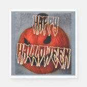 Pumpkin Grin Servet (Voorkant)