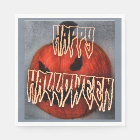 Pumpkin Grin Servet (Voorkant)