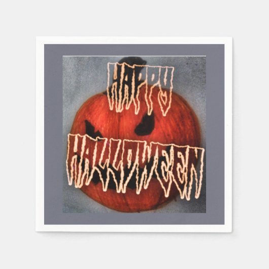Pumpkin Grin Servet (Voorkant)