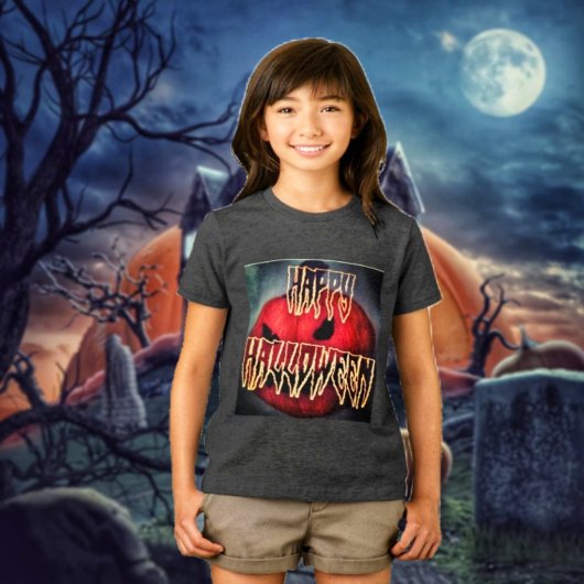 Pumpkin Grin Tri-Blend Shirt