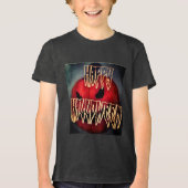 Pumpkin Grin Tri-Blend Shirt (Voorkant)