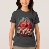 Pumpkin Grin Tri-Blend Shirt (Voorkant)