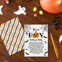 Pumpkin Halloween Baby shower Book