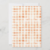 Pumpkin Halloween Baby shower Uitnodiging (Achterkant)