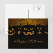 Pumpkin Halloween Briefkaart (Voorkant / Achterkant)