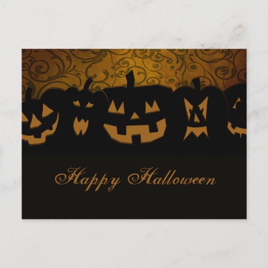 Pumpkin Halloween Briefkaart (Voorkant)