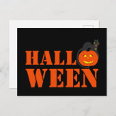 Pumpkin Halloween Briefkaart (Voorkant / Achterkant)