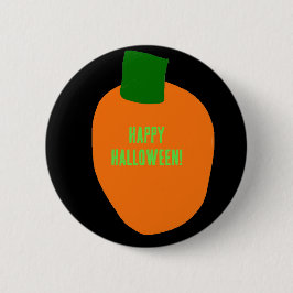 Pumpkin Halloween Button