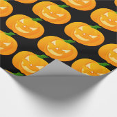 Pumpkin Halloween Cadeaupapier (Hoek)