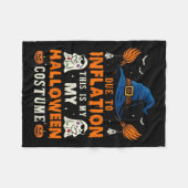 Pumpkin Halloween Costume Men Women Funny Hallowee Fleece Deken (Voorkant (Horizontaal))