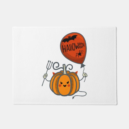 Pumpkin Halloween Deurmat (Voorkant)