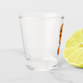 Pumpkin Halloween Exclamation Shot Glass Shot Glas (Links)