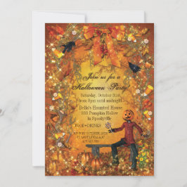 PUMPKIN HALLOWEEN FEESTUITNODIGING KAART