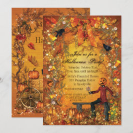 PUMPKIN HALLOWEEN FEESTUITNODIGING KAART
