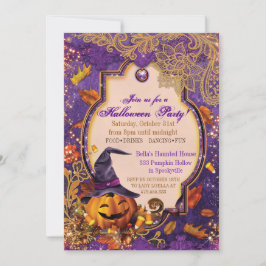 PUMPKIN HALLOWEEN FEESTUITNODIGING KAART