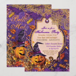 PUMPKIN HALLOWEEN FEESTUITNODIGING KAART