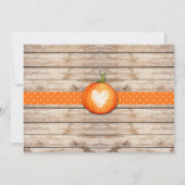 Pumpkin Halloween, foto van 1 september Kaart (Achterkant)