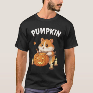 Pumpkin – Halloween Hamster Jack-O’-Lantern Tee T-shirt