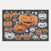 Pumpkin halloween inpakpapier vel (Voorkant)