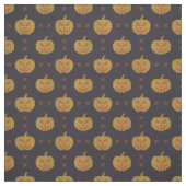 Pumpkin Halloween Jack-O-Lantern Pattern Stof (Swatch)