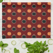Pumpkin/Halloween Kitchen Towel Theedoek (Gevouwen)