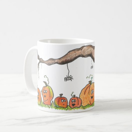 Pumpkin Halloween Koffiemok (Voorkant links)