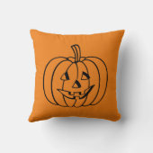 Pumpkin Halloween Kussen (Achterkant)