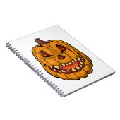 Pumpkin Halloween Notitieboek (Rechterzijde)