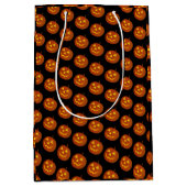 Pumpkin Halloween Paper Gift Bag Medium Cadeauzakje (Voorkant)