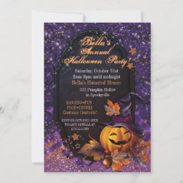 PUMPKIN HALLOWEEN PARTIJINVITATIE KAART