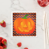 Pumpkin Halloween Party Napkins Servet (Insitu)