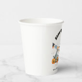 Pumpkin Halloween Party Papieren Bekers (Rechts)