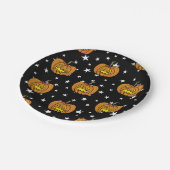 Pumpkin Halloween Party Papieren Bordje (Gekanteld)