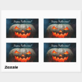 Pumpkin Halloween Rechthoekige Sticker (Vel)