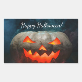 Pumpkin Halloween Rechthoekige Sticker