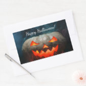 Pumpkin Halloween Rechthoekige Sticker (Envelop)