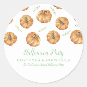 Pumpkin Halloween Ronde Sticker