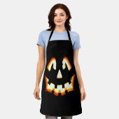 Pumpkin Halloween Schort (Gedragen)