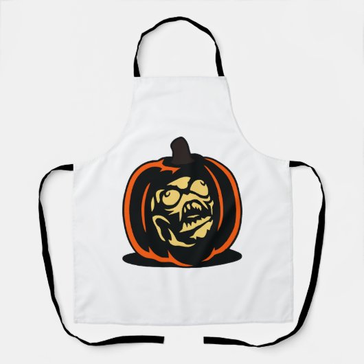 Pumpkin Halloween Schort (Voorkant)