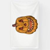 Pumpkin Halloween Spandoek (Verticaal)