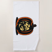 Pumpkin Halloween Strandlaken (Voorkant)