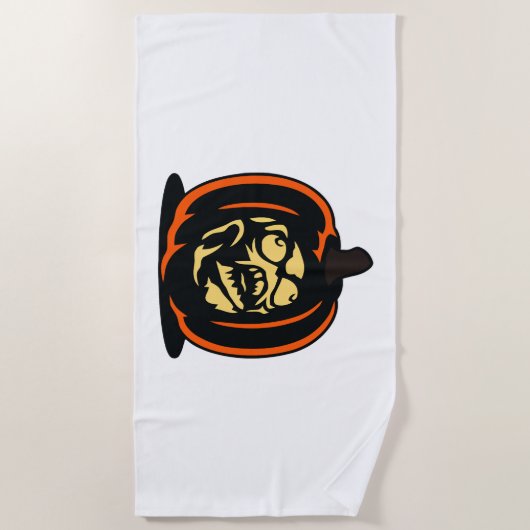 Pumpkin Halloween Strandlaken (Voorkant)