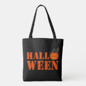 Pumpkin Halloween Tote Bag (Achterkant)