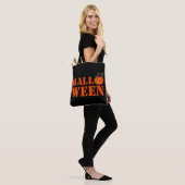 Pumpkin Halloween Tote Bag (Op model)
