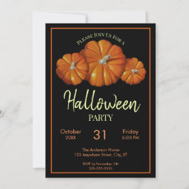 Pumpkin Halloween Uitnodiging