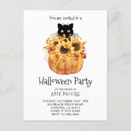 Pumpkin Halloween Uitnodiging Briefkaart