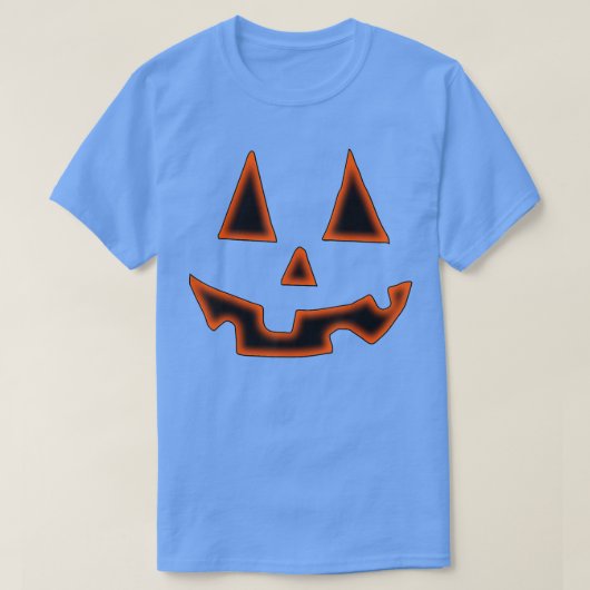 Pumpkin Halloween voor mannen Jack O Lantern F T-shirt (Design voorkant)