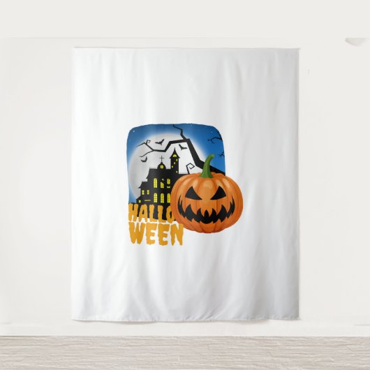 Pumpkin Halloween Wandkleed (Voorkant)