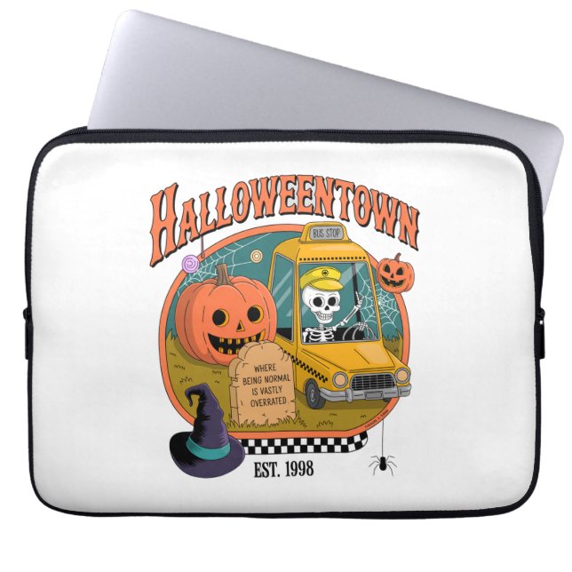 Pumpkin Halloweentown University Laptop Sleeve (Voorkant)